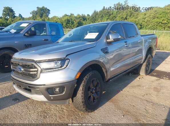 1FTER4EH3MLD28020 2021 FORD RANGER Silver Przód lewy