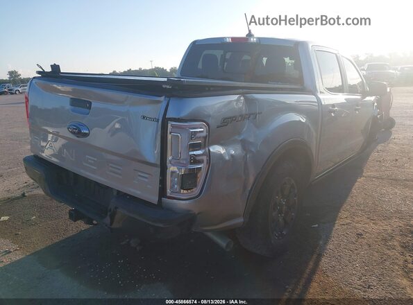 1FTER4EH3MLD28020 2021 FORD RANGER Silver Tył prawy