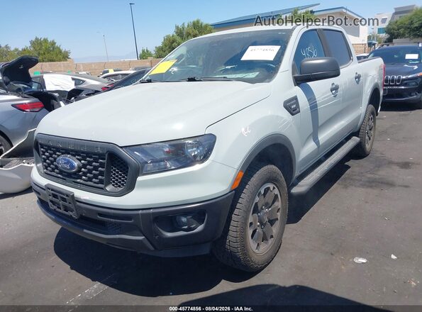 1FTER4EH3MLE04612 2021 FORD RANGER Gray წინა მარცხენა ხედი სამი მეოთხედიდან