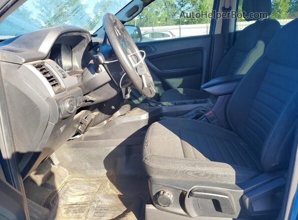1FTER4EH4MLD88047 2021 FORD RANGER Blue Widok wnętrza z przodu