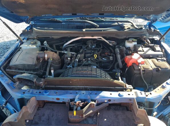 1FTER4EH4MLD88047 2021 FORD RANGER Blue Widok wnętrza z tyłu