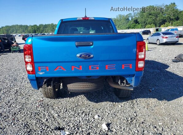 1FTER4EH4MLD88047 2021 FORD RANGER Blue Widok z tyłu