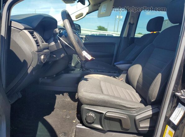 1FTER4EH6KLA66152 2019 FORD RANGER Black Вид салону спереду