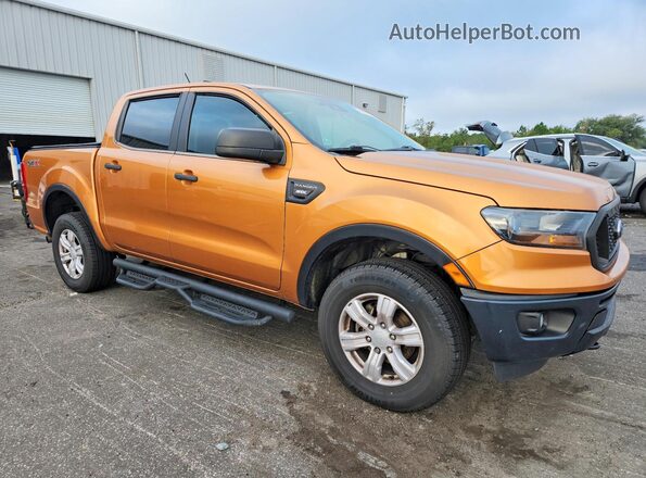 1FTER4EH6KLB04897 2019 FORD RANGER Orange Przód prawy