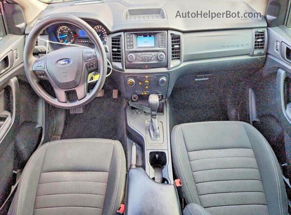 1FTER4EH6KLB04897 2019 FORD RANGER Orange Widok deski rozdzielczej