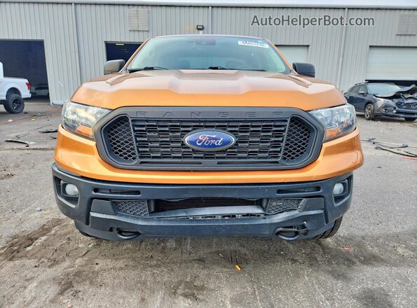 1FTER4EH6KLB04897 2019 FORD RANGER Orange Widok z przodu