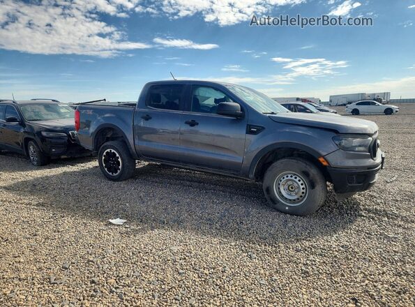 1FTER4EH7MLD09678 2021 FORD RANGER Gray Դիմացի տեսք