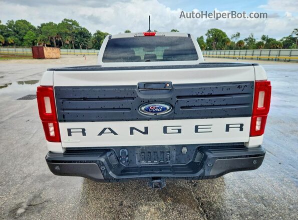 1FTER4EH8KLA85298 2019 FORD RANGER White Widok z tyłu