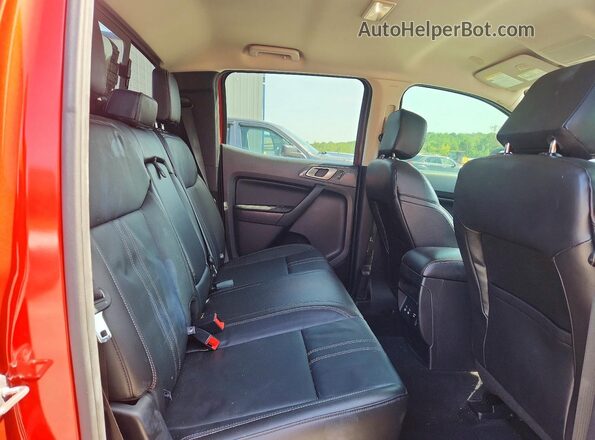 1FTER4EH8KLB18459 2019 FORD RANGER Orange უკანა სავარძლების ხედი