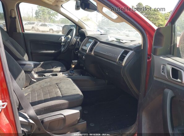 1FTER4EH9KLA55193 2019 FORD RANGER Red Widok wnętrza z przodu