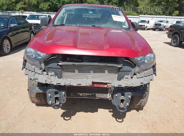 1FTER4EH9KLA55193 2019 FORD RANGER Red Widok z przodu