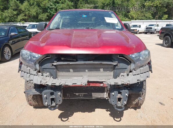 1FTER4EH9KLA55193 2019 FORD RANGER Red Widok wnętrza z tyłu