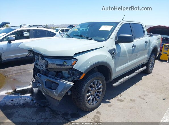 1FTER4EH9MLD55402 2021 FORD RANGER Серый Передняя левая четверть