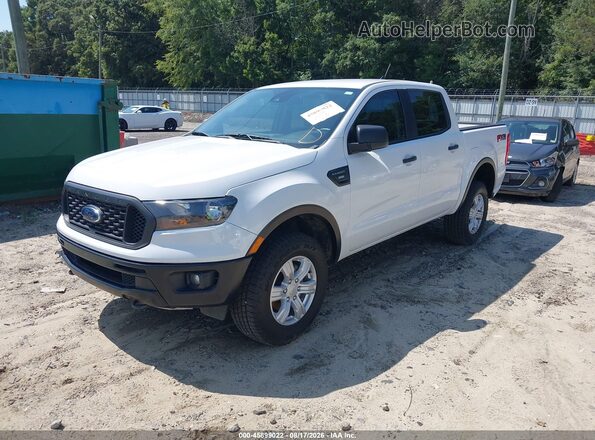1FTER4EHXLLA65572 2020 FORD RANGER White წინა მარცხენა ხედი სამი მეოთხედიდან