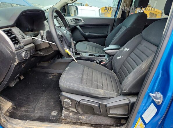 1FTER4EHXMLD09738 2021 FORD RANGER Blue Вид салону спереду