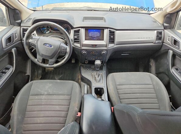 1FTER4EHXMLD09738 2021 FORD RANGER Blue Вид панелі приладів