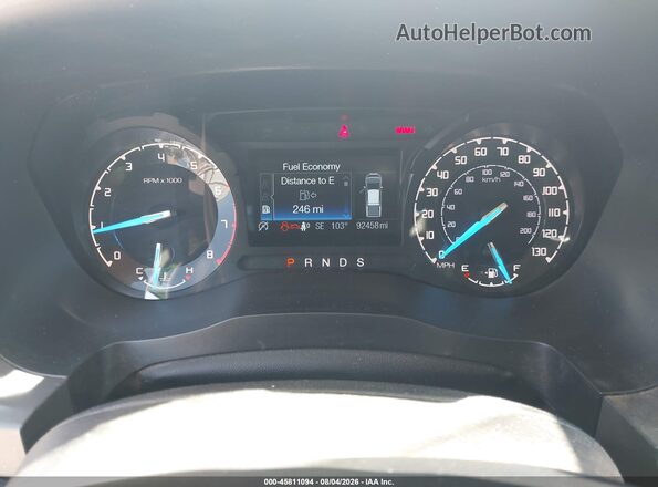1FTER4FH0KLA90753 2019 FORD RANGER White Widok tylnych siedzeń