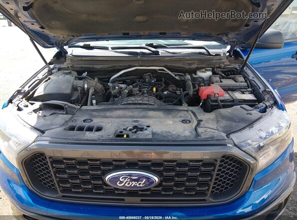 1FTER4FH0KLB08118 2019 FORD RANGER Blue Հետևի տեսք