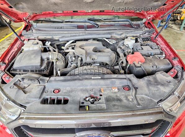 1FTER4FH0LLA13785 2020 FORD RANGER Red Vista interior trasera