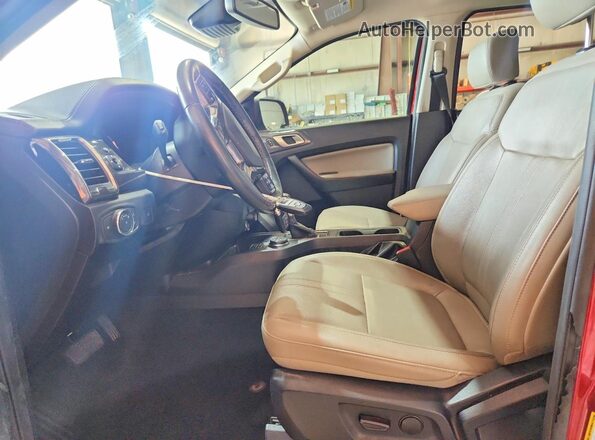 1FTER4FH0LLA13785 2020 FORD RANGER Red Vista interior delantera