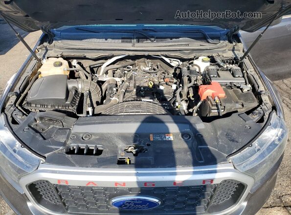 1FTER4FH1KLA46261 2019 FORD RANGER Gray Widok wnętrza z tyłu
