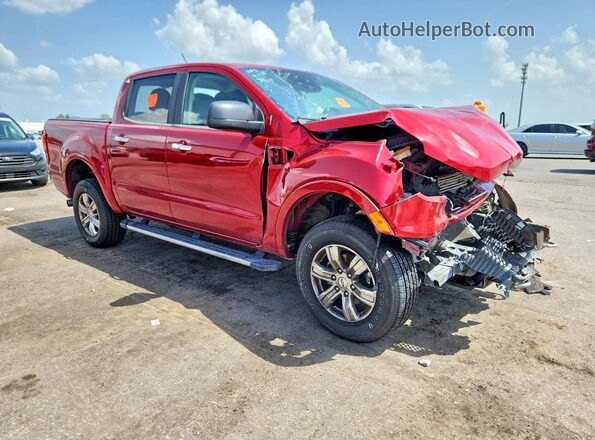 1FTER4FH1LLA35455 2020 FORD RANGER Red Przód prawy