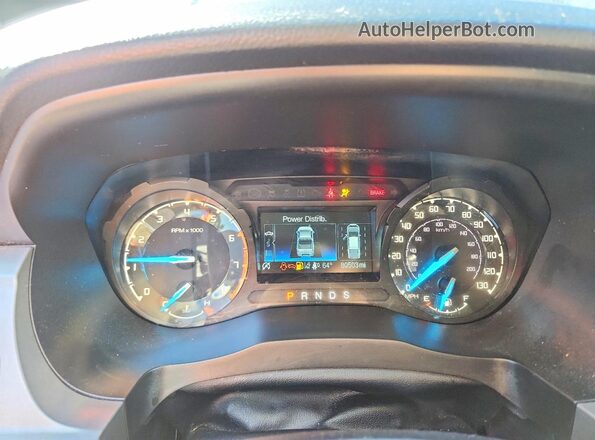 1FTER4FH1LLA74420 2020 FORD RANGER Charcoal Widok zestawu wskaźników