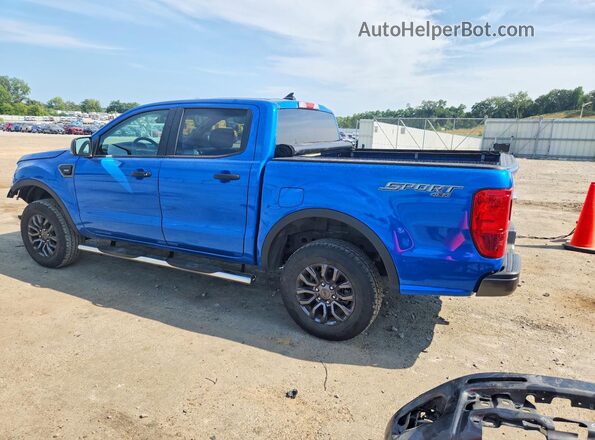 1FTER4FH1MLD36499 2021 FORD RANGER Синий Задняя левая четверть