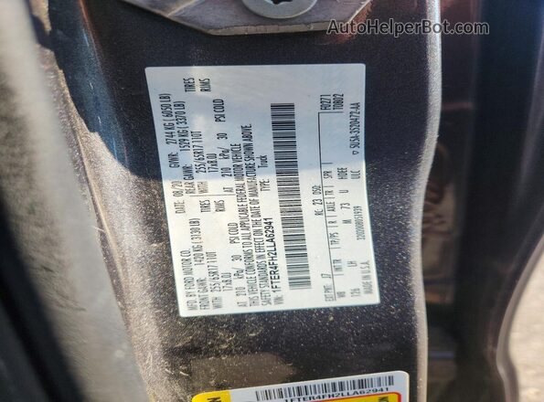 1FTER4FH2LLA62941 2020 FORD RANGER Gray ძრავის განყოფილების ხედი