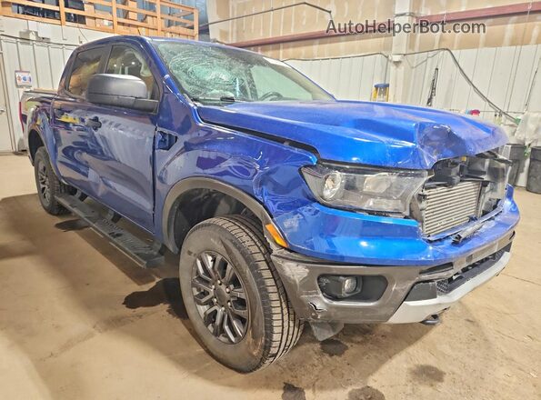 1FTER4FH2LLA95308 2020 FORD RANGER Blue Delantero derecho