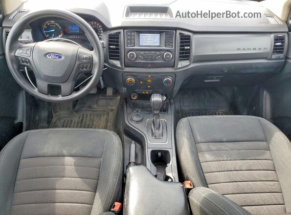1FTER4FH3KLA16520 2019 FORD RANGER White Вид панелі приладів