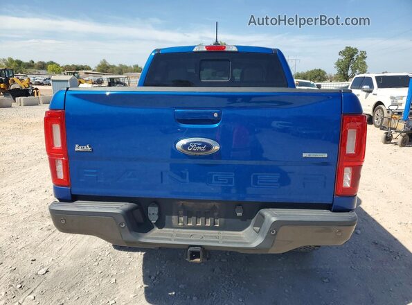1FTER4FH3KLB00420 2019 FORD RANGER Blue Widok z tyłu