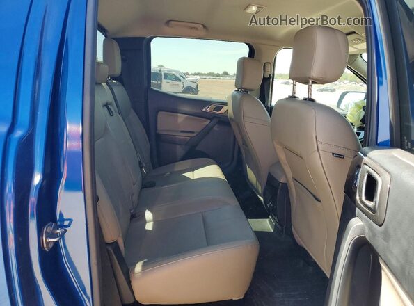 1FTER4FH3KLB00420 2019 FORD RANGER Blue Widok tylnych siedzeń