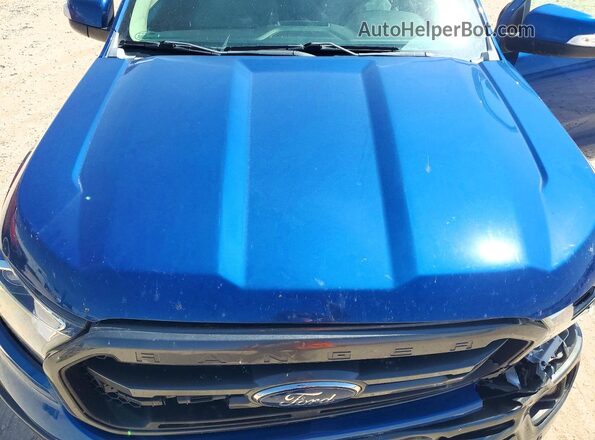 1FTER4FH3KLB00420 2019 FORD RANGER Blue Widok wnętrza z tyłu