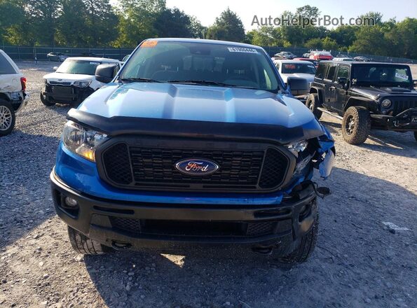 1FTER4FH3NLD06535 2022 FORD RANGER Синий Вид спереди