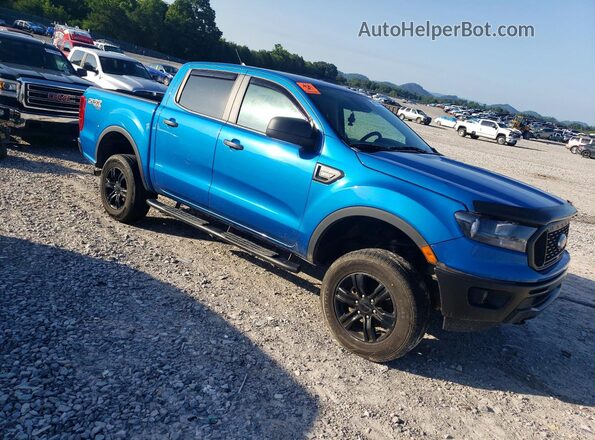 1FTER4FH3NLD06535 2022 FORD RANGER Синий Передняя правая четверть