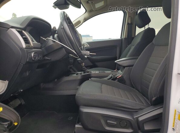 1FTER4FH4KLA23069 2019 FORD RANGER White Widok wnętrza z przodu