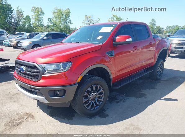 1FTER4FH4KLA33973 2019 FORD RANGER Red Передня ліва чверть