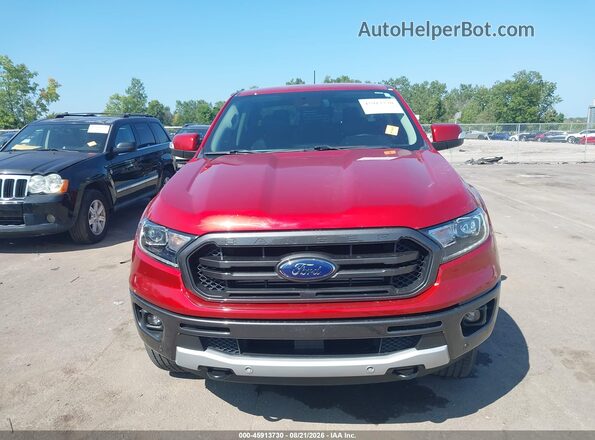 1FTER4FH4KLA33973 2019 FORD RANGER Red Вид щитка приладів