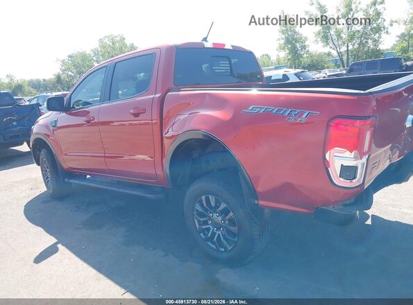 1FTER4FH4KLA33973 2019 FORD RANGER Red Панорамний вид салону 360°