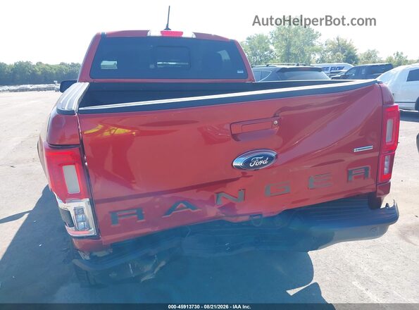 1FTER4FH4KLA33973 2019 FORD RANGER Red Вид спереду