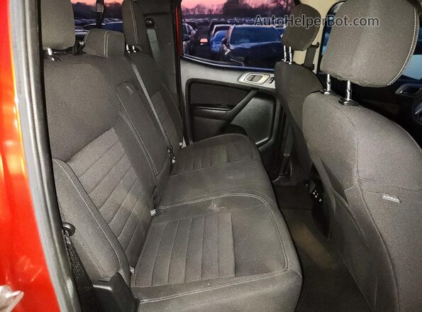 1FTER4FH4KLA61806 2019 FORD RANGER Red უკანა სავარძლების ხედი