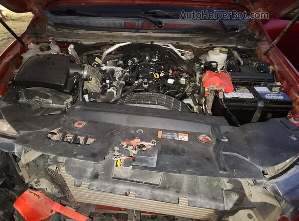 1FTER4FH4KLA61806 2019 FORD RANGER Red უკანა სალონის ხედი