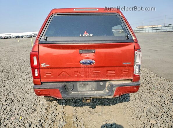 1FTER4FH4KLB03195 2019 FORD RANGER Orange Вид ззаду