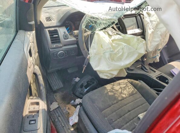 1FTER4FH4MLD43737 2021 FORD RANGER Red წინა პანელის ხედი