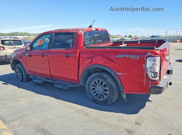 1FTER4FH4MLD43737 2021 FORD RANGER Red უკანა მარცხენა