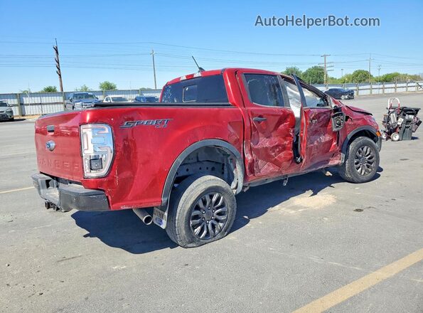 1FTER4FH4MLD43737 2021 FORD RANGER Red უკანა მარჯვენა
