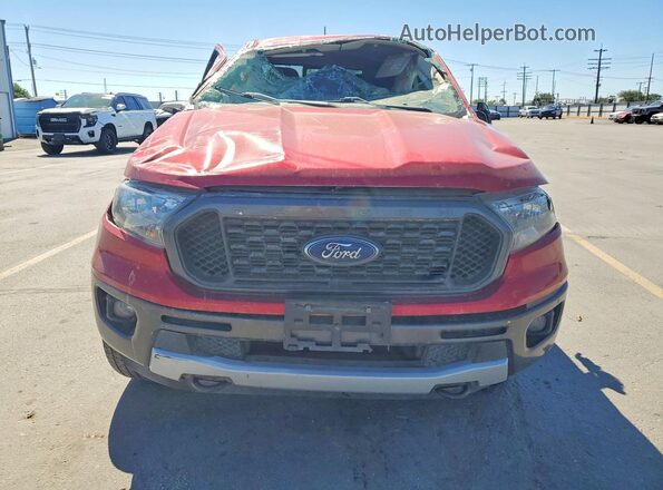 1FTER4FH4MLD43737 2021 FORD RANGER Red წინა ხედი