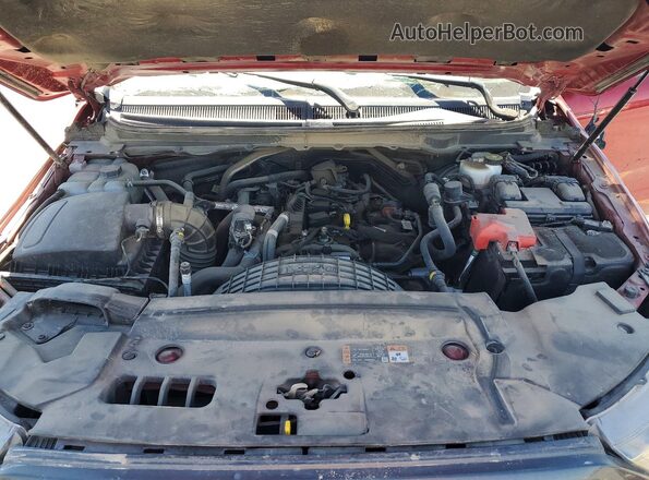 1FTER4FH4MLD43737 2021 FORD RANGER Red უკანა სალონის ხედი