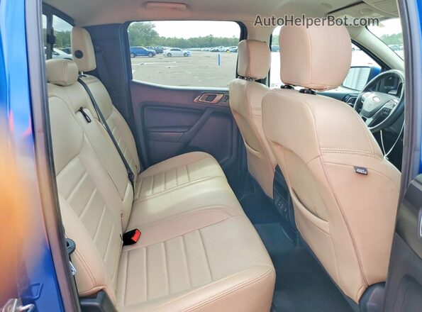1FTER4FH5KLA01369 2019 FORD RANGER Синий Вид задних сидений